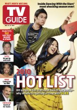 TV Guide cover - Harry Shum Jr., Kevin McHale, Jenna Ushkowitz, Nathan Fillion, Oprah Winfrey, Tom Selleck - November 15, 2010