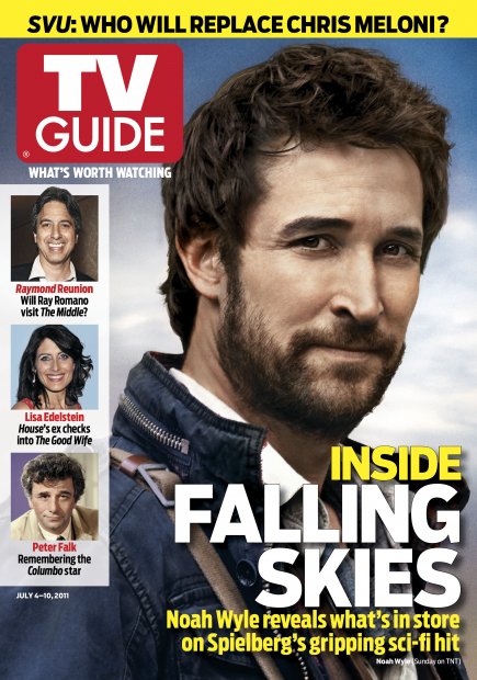 TV Guide cover - Noah Wyle, Ray Romano, Lisa Edelstein, Peter Falk - July 4, 2011