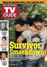 TV Guide cover - Rob Mariano, Russell Hantz, William Petersen, Charlie Sheen, Natalie Portman - February 14, 2011