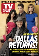 TV Guide cover - Jordana Brewster, Josh Henderson, Linda Gray, Larry Hagman - June 11, 2012