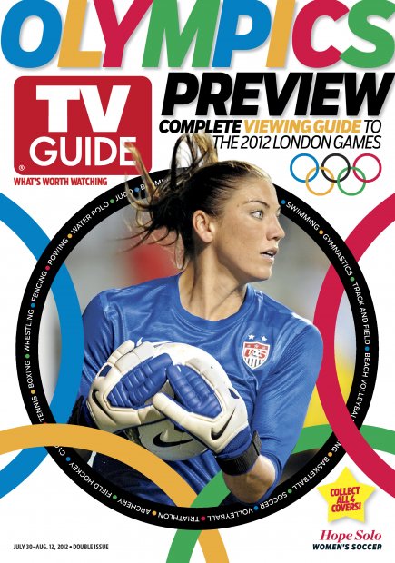 TV Guide cover - Hope Solo - July 30, 2012