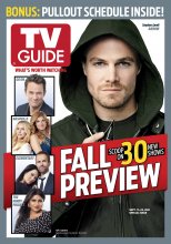 TV Guide cover - Hayden Panettiere, Connie Britton, Matthew Perry, Lucy Liu, Johnny Lee Miller, Mindy Kaling, Stephen Amell - September 17, 2012