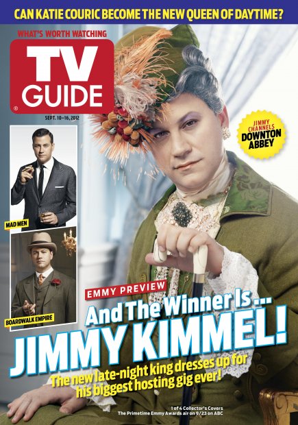 TV Guide cover - Jimmy Kimmel - September 10, 2012