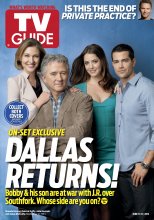 TV Guide cover - Brenda Strong, Patrick Duffy, Julie Gonzalo, Jesse Metcalfe - June 11, 2012