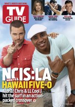 TV Guide cover - Chris O'Donnell, LL Cool J, Ellen Pompeo, Courteney Cox, Josh Hopkins, Dick Clark - April 30, 2012