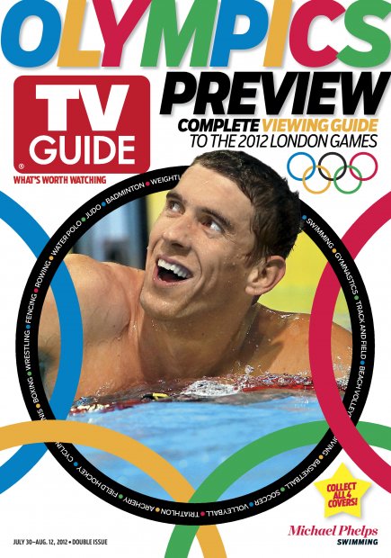 TV Guide cover - Michael Phelps - July 30, 2012