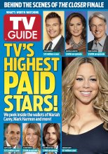 TV Guide cover - Ryan Seacrest, Mariska Hargitay, Mark Harmon, Matt Lauer, Ellen Pompeo, Mariah Carey, Ashton Kutcher - August 13, 2012
