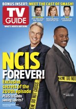 TV Guide cover - Mark Harmon, Rocky Carroll, Patrick Dempsey, Marg Helgenberger, Zachary Levi - January 23, 2012