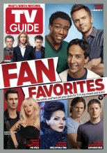 TV Guide cover - Anna Torv, Joshua Jackson, John Noble, Joel McHale, Danny Pudi, Donald Glover, Adam Levine, Christina Aguilera, Lana Parrilla, Jared Padalecki, Jensen Ackles - April 16, 2012