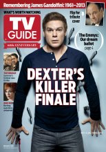 TV Guide cover - Michael C. Hall, Demián Bichir, Diane Kruger, Christina Hendricks, James Gandolfini - July 1, 2013