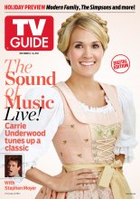 TV Guide cover - Carrie Underwood, Stephen Moyer - December 2, 2013