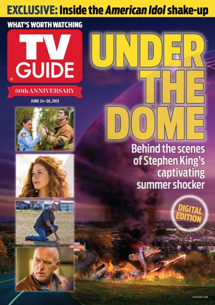 TV Guide cover - Rachelle Lefevre, Dean Norris, Natalie Martinez, Mike Vogel - June 24, 2013