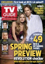 TV Guide cover - Tracy Spiridakos, Billy Burke, Jon Hamm, Emilia Clarke, Matt Smith - March 11, 2013