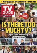 TV Guide cover - Zooey Deschanel, Jake Johnson, Danai Gurira, Emily VanCamp, William H. Macy, Lena Dunham, Julianna Margulies, Jesse Tyler Ferguson, Eric Stonestreet, Patrick Dempsey, Ellen Pompeo, Stephen Amell, Don Cheadle, Justin Bartha, Andrew Rannells, Jim Caviezel, Michael Emerson, Jared Padalecki, Jensen Ackles - February 4, 2013