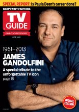 TV Guide cover - James Gandolfini - July 8, 2013