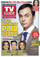 TV Guide cover - Jim Parsons, Sofia Vergara, Jimmy Fallon, Mariska Margitay, Sandra Oh - August 26, 2013