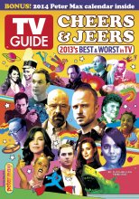 TV Guide cover - Mariah Carey, Nicki Minaj, Kevin Bacon, Jim Parsons, Kevin Spacey, Julianna Margulies, Miley Cyrus, Bryan Cranston, Aaron Paul, Tom Mison, James Spader, Arsenio Hall, Michael C. Hall, Michael Douglas, Kerry Washington, Cote de Pablo, Dan Stevens, Uzo Aduba - December 23, 2013
