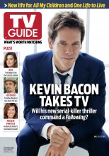 TV Guide cover - Kevin Bacon, Cote de Pablo, Timothy Olyphant, Kate Walsh - January 21, 2013