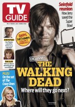 TV Guide cover - Norman Reedus, Timothy Olyphant, Linda Gray, Sarah Michelle Gellar - February 17, 2014