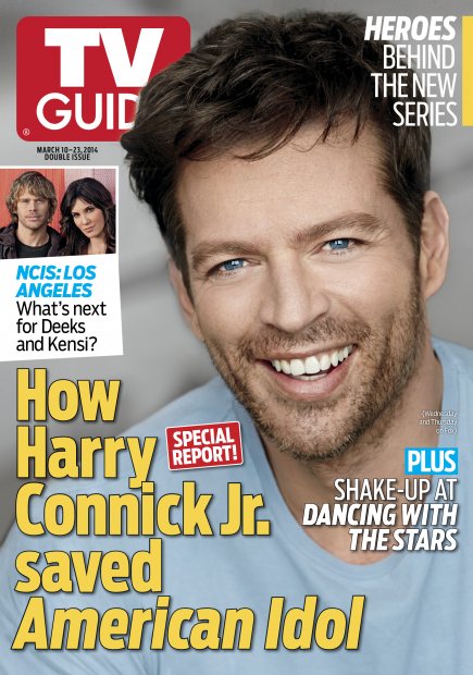 TV Guide cover - Harry Connick Jr., Eric Christian Olsen, Daniela Ruah, - March 10, 2014