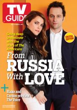TV Guide cover - Keri Russell, Matthew Rhys - February 24, 2014