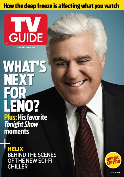 TV Guide cover - Jay Leno - February 10, 2014
