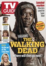 TV Guide cover - Danai Gurira, Timothy Olyphant, Linda Gray, Sarah Michelle Gellar - February 17, 2014