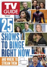 TV Guide cover - Caitriona Balfe, Kyle Chandler, Charlie Cox, Travis Fimmel, Taraji P. Henson, Sam Heughan, Katie Holmes, Randall Park, Matthew Rhys, Keri Russell, Jeffrey Tambor, Constance Wu - June 22, 2015