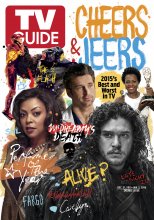 TV Guide cover - Viola Davis, Patrick Dempsey, Grant Gustin, Kit Harington, Taraji P. Henson - December 21, 2015