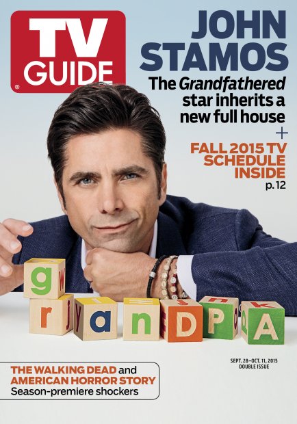 TV Guide cover - John Stamos - September 28, 2015