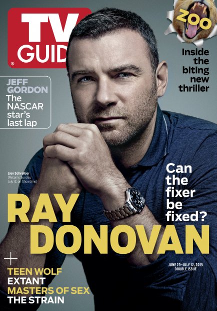 TV Guide cover - Liev Schreiber - June 29, 2015