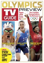 TV Guide cover - Simone Biles, Carli Lloyd, Michael Phelps - August 8, 2016