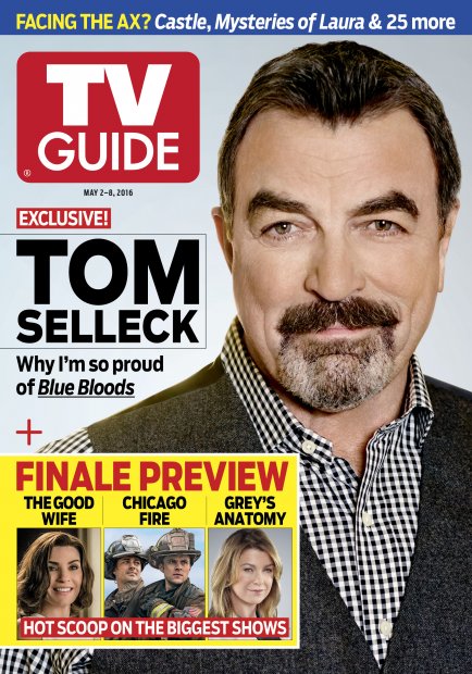 TV Guide cover - Julianna Margulies, Ellen Pompeo, Yuri Sardarov, Tom Selleck, Jesse Spencer - May 2, 2016