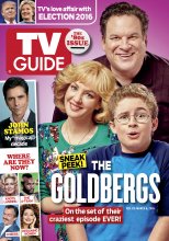 TV Guide cover - Hillary Clinton, Jeff Garlin, Sean Giambrone, Wendi McLendon-Covey, Annie Potts, John Ratzenberger, John Stamos, Mr. T, Donald Trump, Joan Van Ark - February 29, 2016
