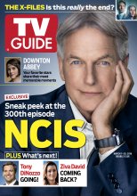 TV Guide cover - Gillian Anderson, Cote de Pablo, Michelle Dockery, David Duchovny, Mark Harmon, Michael Weatherly - March 7, 2016