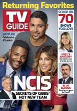 TV Guide cover - Jennifer Esposito, Mark Harmon, Duane Henry, Ellen Pompeo, Tom Selleck, Wilmer Valderrama - September 26, 2016