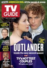 TV Guide cover - Caitriona Balfe, Steve Harvey, Sam Heughan, Garry Shandling - April 4, 2016