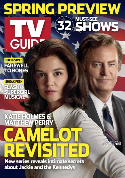 TV Guide cover - Katie Holmes, Matthew Perry - March 20, 2017