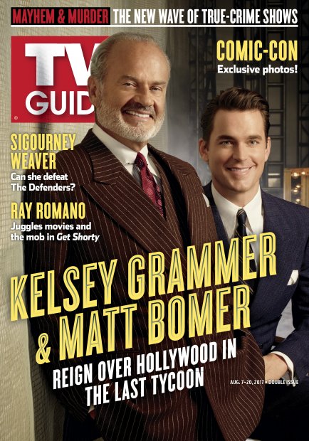 TV Guide cover - Matt Bomer, Kelsey Grammer - August 7, 2017