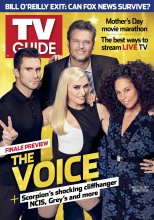 TV Guide cover - Alicia Keys, Adam Levine, Blake Shelton, Gwen Stefani - May 1, 2017