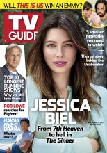 TV Guide cover - Jessica Biel, Mark Harmon, Daniel Dae Kim, Rob Lowe, Mandy Moore, Milo Ventimiglia - July 24, 2017