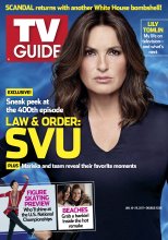 TV Guide cover - Nathan Chen, Mariska Hargitay, Nia Long, Idina Menzel - January 16, 2017