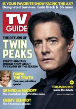 TV Guide cover - Kyle MacLachlan, Princess Diana - May 15, 2017