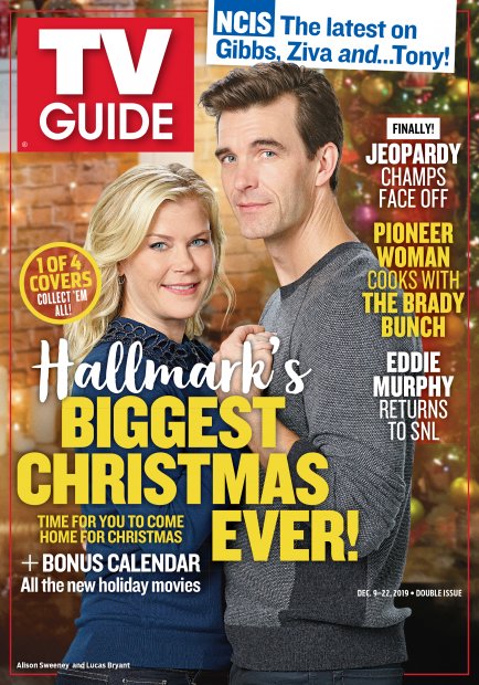 TV Guide cover - Lucas Bryant, Alison Sweeney - December 9, 2019