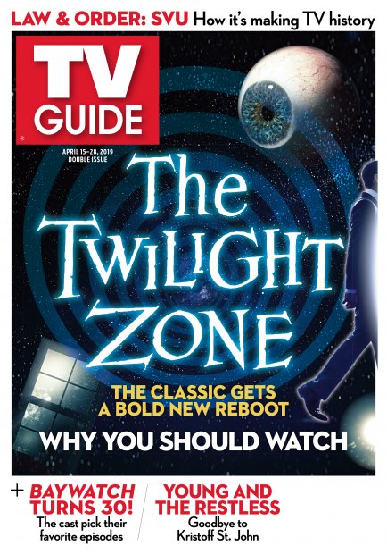 TV Guide cover - The Twilight Zone: The Classic Gets a Bold New Reboot - April 15, 2019