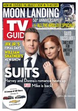 TV Guide cover - Gabriel Macht, Sarah Rafferty - July 8, 2019