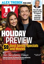 TV Guide cover - Robert Buckley, Ana Ayora, Alex Trebek - November 23, 2020