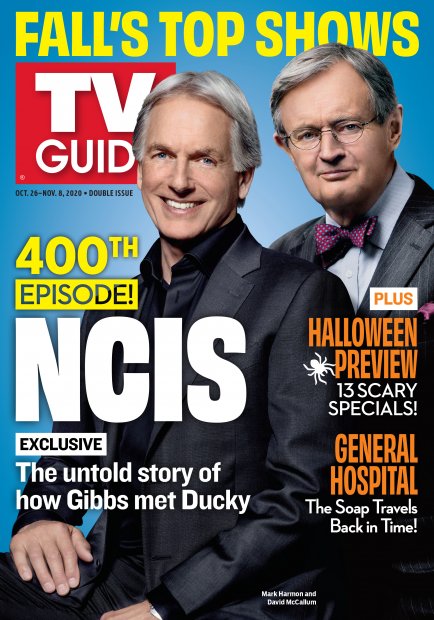 TV Guide cover - Mark Harmon, David McCallum - October 26, 2020