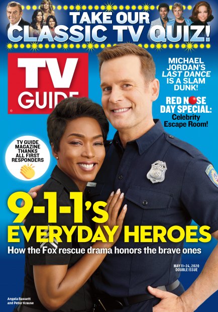 TV Guide cover - Angela Bassett, Farrah Fawcett, Andy Griffith, Kate Jackson, Don Johnson, Peter Krause, Mary Tyler Moore, Jaclyn Smith, Philip Michael Thomas - May 11, 2020