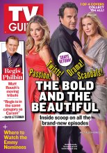 TV Guide cover - Thorsten Kaye, Katherine Kelly Lang, Regis Philbin, Denise Richards - August 17, 2020